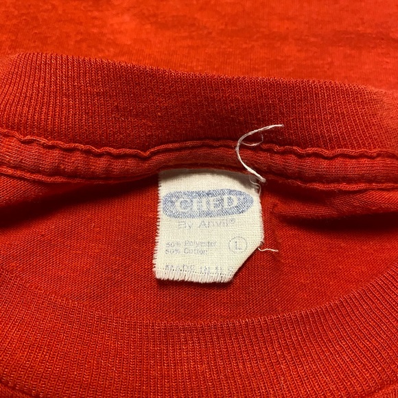 Minnie Mouse Short Sleeve T Shirt Red Size Large Vintage CHED - Picture 13 of 13